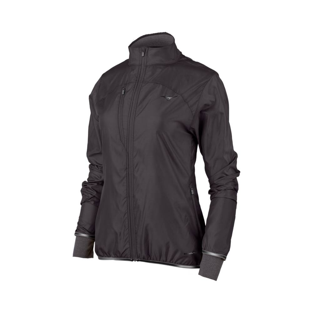 Chaqueta Mizuno Breath Thermo® FZ Mujer Negras España JCIZ-54869